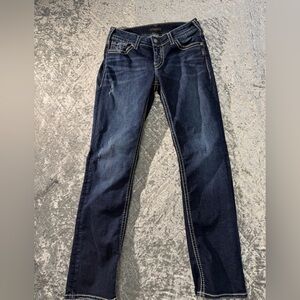 Silver Jeans Dark Blue Women's Skinny Jeans